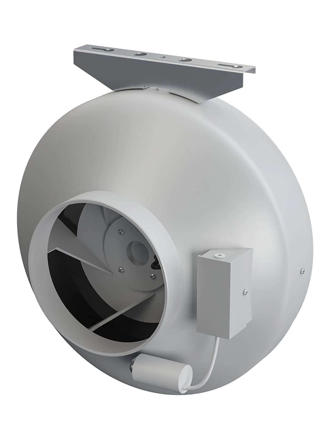 Вентилятор канальный CYCLONE D160 центробежный пластиковый корпус ERA PRO